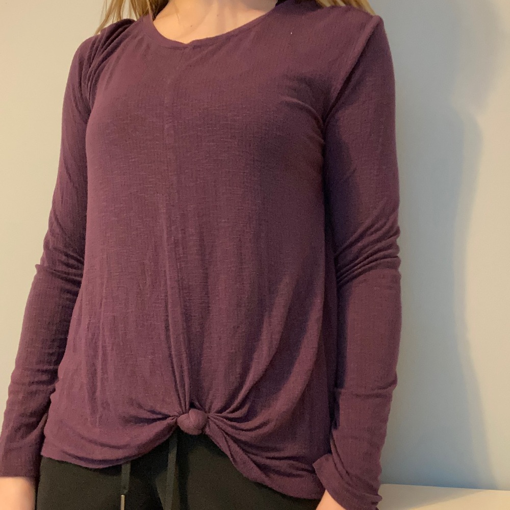purple long sleeve